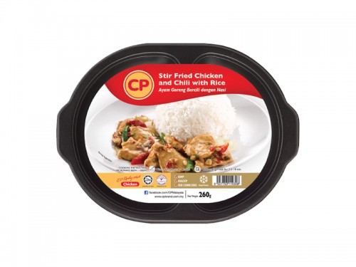 CP Stir Fried Chicken and Chili with Rice